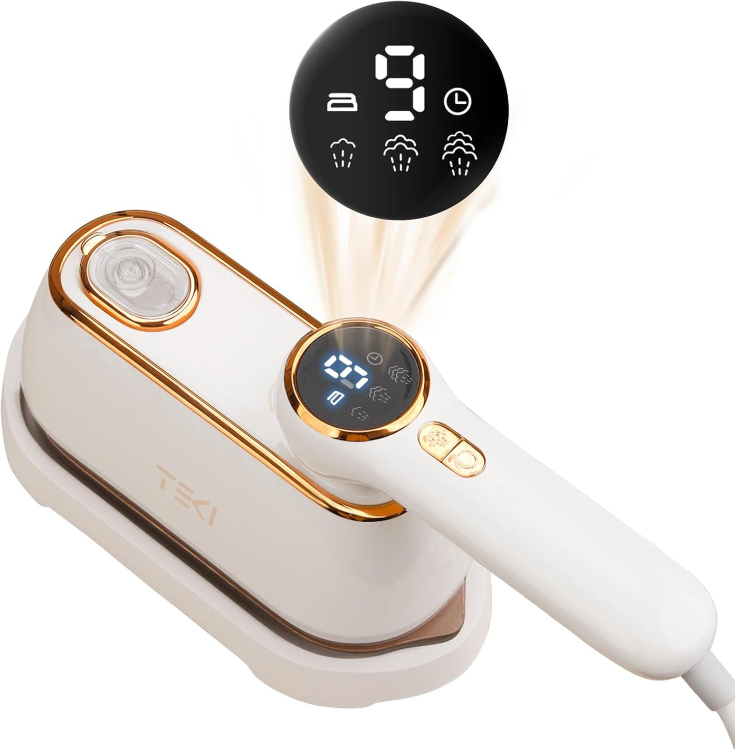 Portable Mini Steam Iron, Powerful Wrinkle Remover